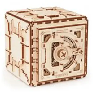 Produkt Ugears 3D dřevěné mechanické puzzle Trezor