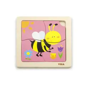 Produkt Viga Dřevěné puzzle 4 dílky - včela