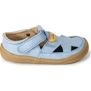 Barefoot dětské sandálky Pegres, SBF51 modrá - 34