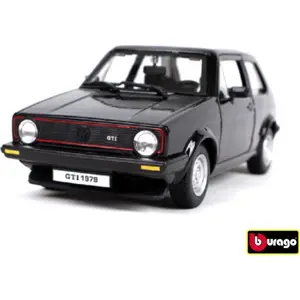 Bburago 1:24 Volkswagen Golf MK1 GTI Black, W007361