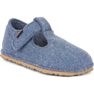 Chlapecké barefoot bačkory FLEXY WOOLY Denim; Froddo; G1700378-1; modrá - 30