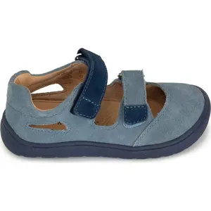 Chlapecké sandály Barefoot PADY JEANS, Protetika, světle modrá - 30