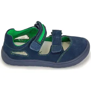 Chlapecké sandály Barefoot PADY NAVY, Protetika, modrá - 22