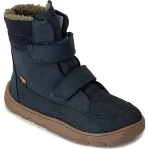 Chlapecké zimní barefoot boty ZERU TEX WINTER Dark Blue, Froddo, G3160240, tmavě modrá - 38