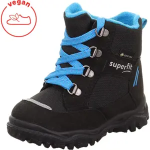 Chlapecké zimní boty HUSKY1 Black/Light Blue Gore-Tex, Superfit,1-006046-0000 - 27