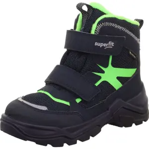 Chlapecké zimní boty SNOW MAX Blue/Light Green Gore-TEX, Superfit,1-002022-8000 - 35