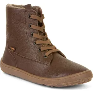 Dětské zimní barefoot boty TEX LACES Brown, Froddo, G3160236-1, hnědá - 41