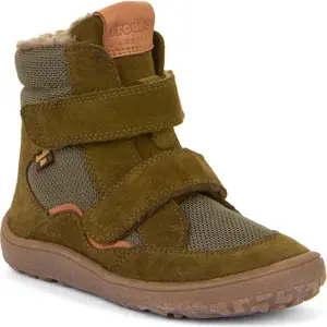 Dětské zimní barefoot boty TEX WINTER Olive, Froddo, G3160233-2, olivová - 40