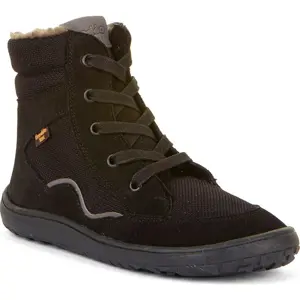 Dětské zimní barefoot boty TEX WOOL GROW Black, Froddo, G3160234-4, černá - 41