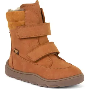 Dětské zimní barefoot boty ZERU TEX WINTER Cognac, Froddo, G3160240-2, hnědá - 38