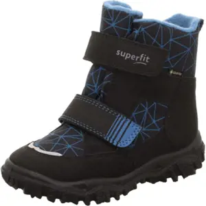 Dětské zimní boty HUSKY Black/Blue Goretex, Superfit, 1-006080-0010, modrá - 42