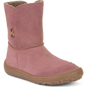 Dívčí zimní barefoot boty TEX SUEDE Dark Pink, Froddo, G3160238, růžová - 39