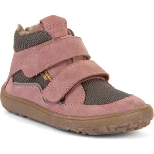 Dívčí zimní barefoot boty TEX WOOL Gray Pink, Froddo, G3110254-6W, růžová - 40