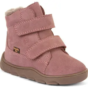 Dívčí zimní barefoot boty ZERU TEX FURRY Dark pink, Froddo, G2110149-6, růžová - 30