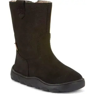 Dívčí zimní barefoot kozačky ZERU TEX BOOT Black, Froddo, G3160242-1, černá - 41