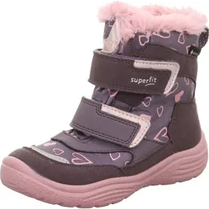 Dívčí zimní boty CRYSTAL Purple/Pink Gore-Tex, Superfit,1-009091-8510 - 35