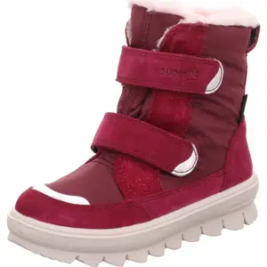 Dívčí zimní boty FLAVIA Red/Silver Gore-Tex, Superfit , 1-000216-5000, červená - 35