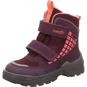 Dívčí zimní boty SNOW MAX Red/Pink Gore-TEX, Superfit,1-002022-5000 - 35