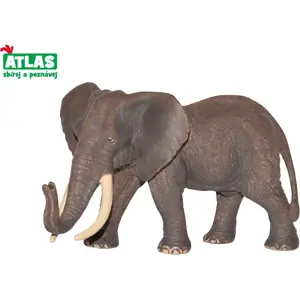 E - Figurka Slon africký 16cm, Atlas, W101804
