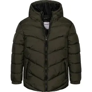 Kabát chlapecký nylonvý Puffa, Minoti, 11COAT 16, khaki - 98/104 | 3/4let