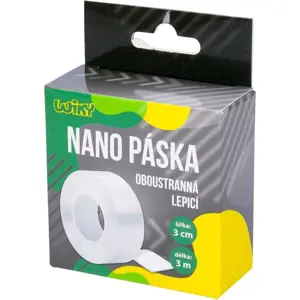 Oboustranná lepící nano páska, 3m x 3cm, W011635