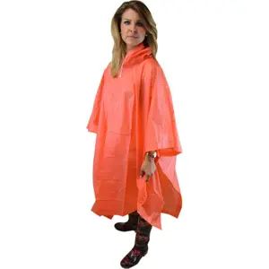 poncho pro dospělé, Pidilidi, PL0064-03, oranžová