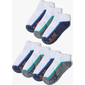 Ponožky chlapecké 7pack, Minoti, 13sock 30, Kluk - 98/104 | 3/4let