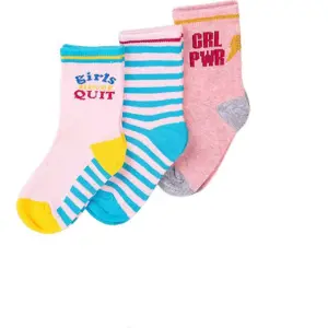 Ponožky dívčí 3pack, Minoti, KG SOCK 28, holka - 98/104 | 3/4let