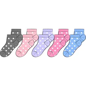 Ponožky dívčí 5pack, Minoti, 14sock 27, Holka - 98/104 | 3/4let