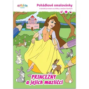 Princezny a její mazlíčci omalovánka A5, Kresli.to, W031846