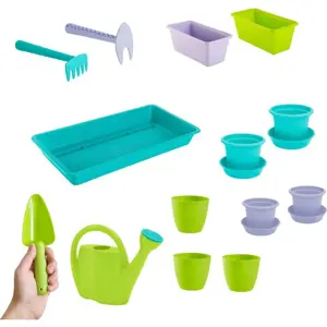 Set pro děti s květináči, truhl. candy mix, Plastkon, W022855