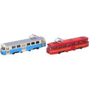 Produkt Tramvaj kovová s efekty 16 cm, Wiky Vehicles, W006223