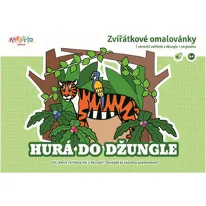 Zvířátkové omalovánky - Hurá do džungle, Kresli.to, W009521